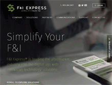 Tablet Screenshot of fandiexpress.com